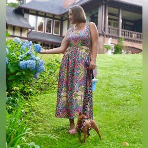 NEW Boden, Floral Print Dress